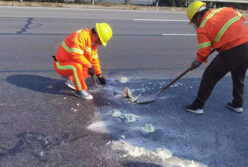 江津公路下沉注浆加固